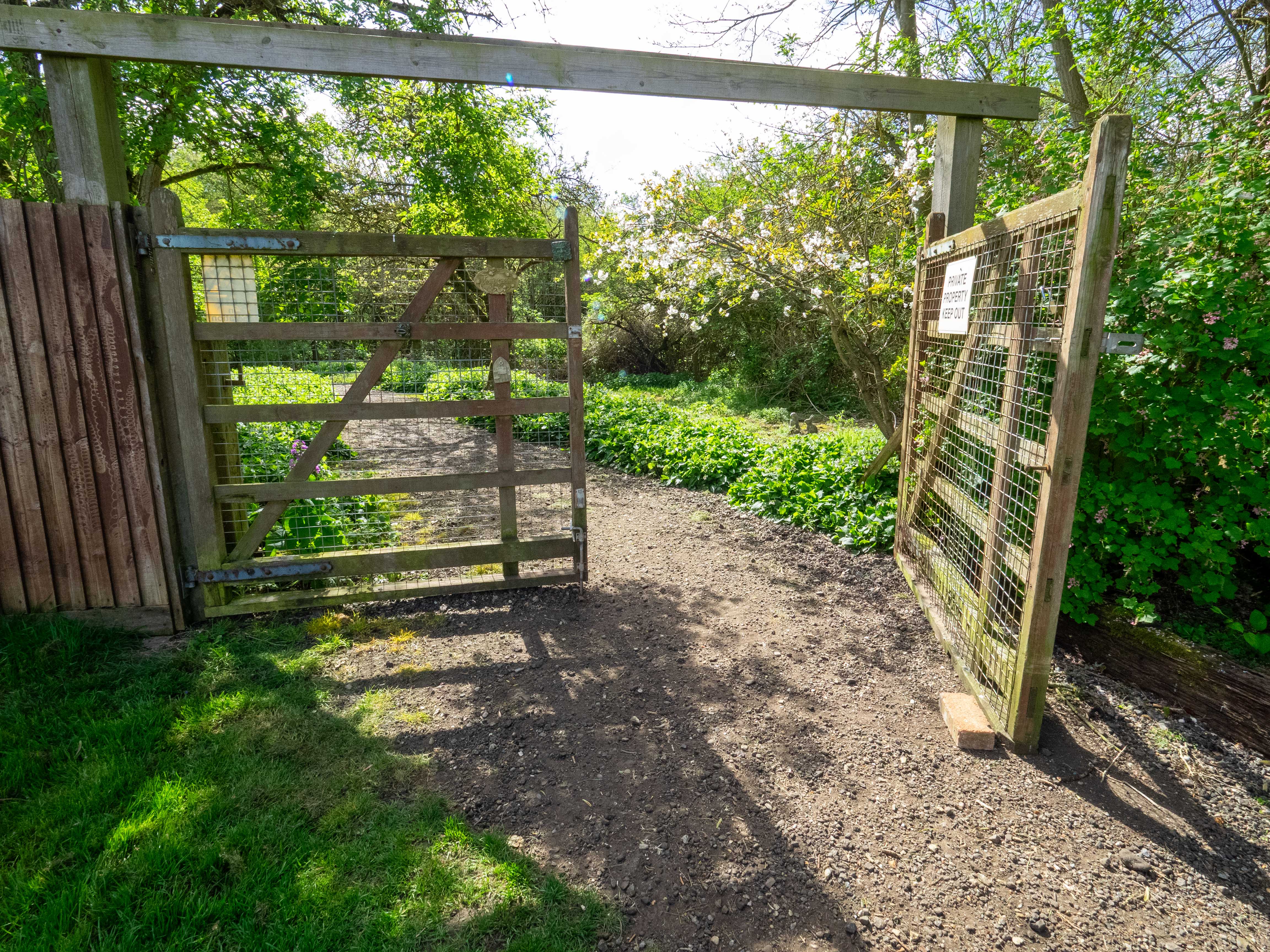 Gateway to woods